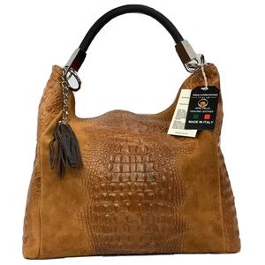 Kidus woldemichael made in Italy hobo leather bag